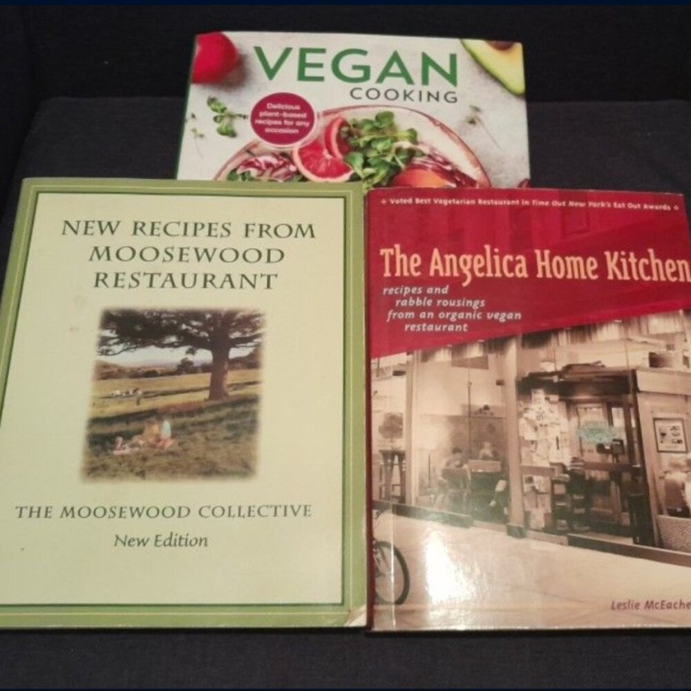 All Vegetarian/Vegan Cookbooks: Three